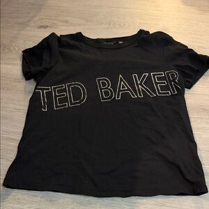 Ted Baker Black Short Sleeve Tee